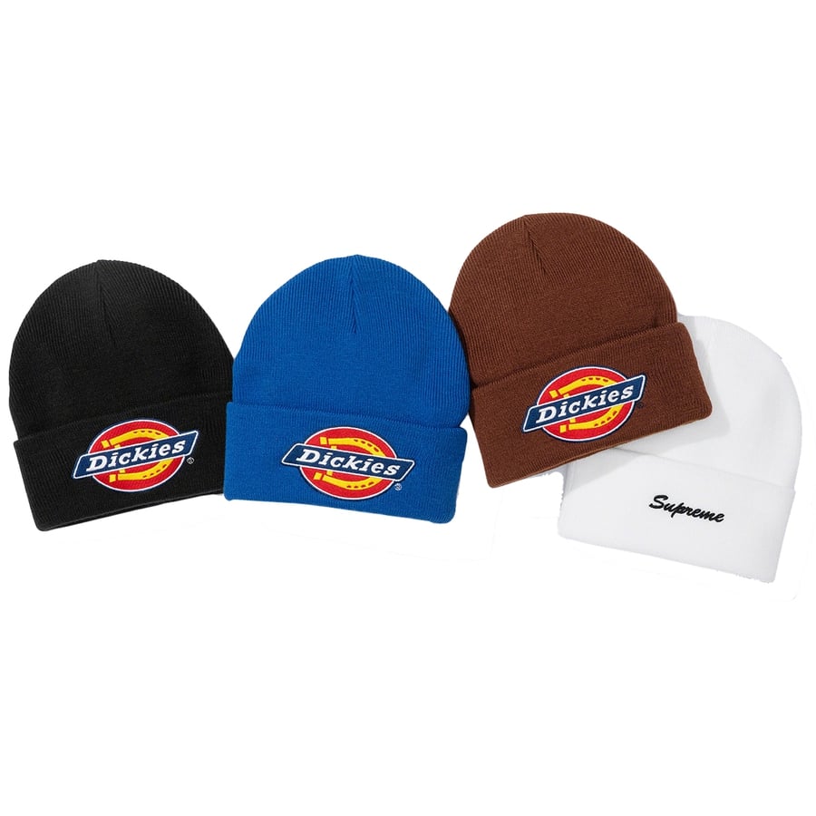 Details on Supreme Dickies Beanie from fall winter
                                            2022 (Price is $38)
