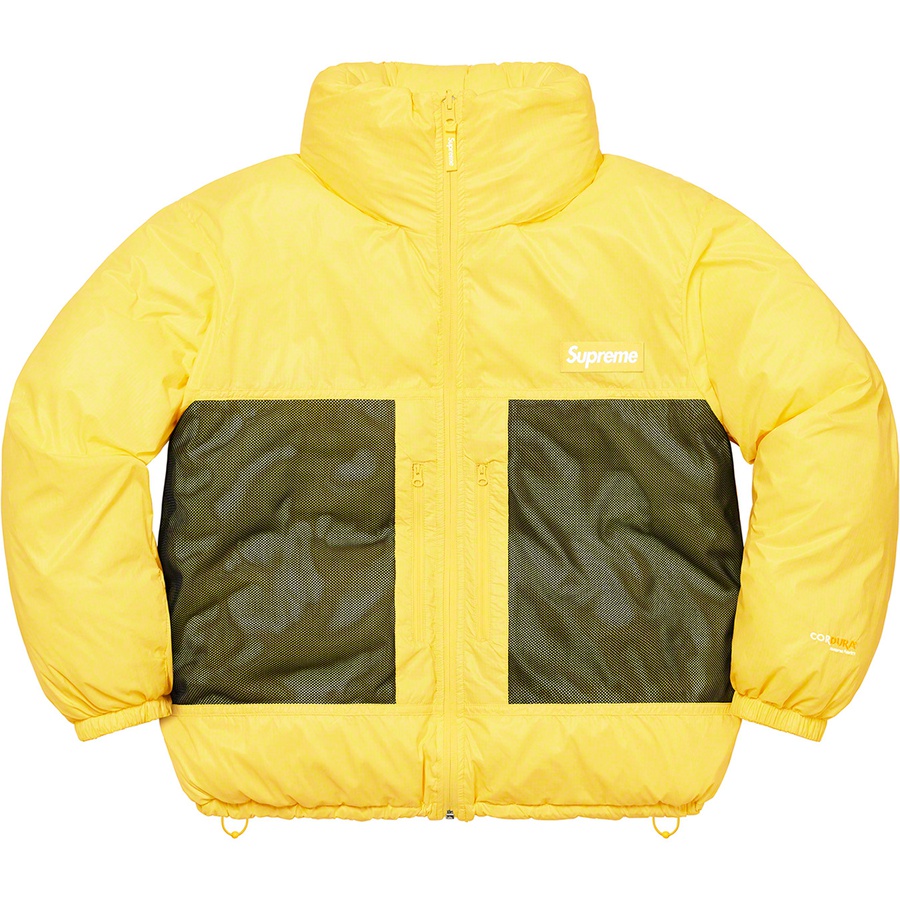 Details on Reversible Featherweight Down Puffer Jacket Yellow from fall winter
                                                    2022 (Price is $398)