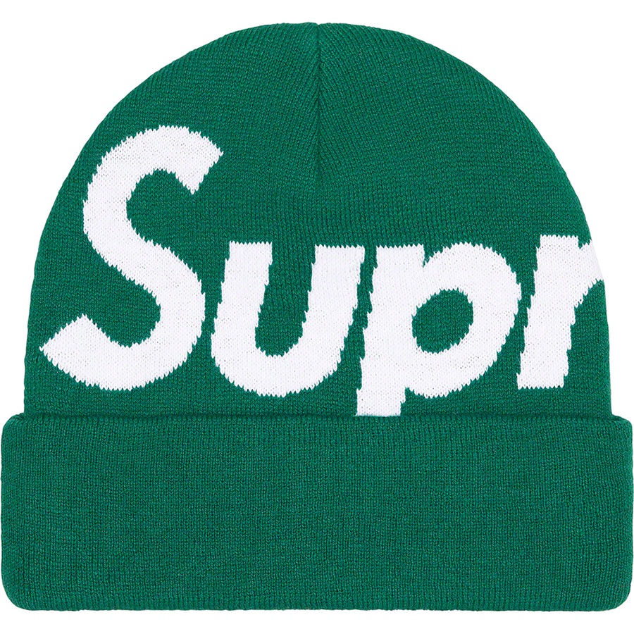 Details on Big Logo Beanie Dark Green from fall winter
                                                    2022 (Price is $44)