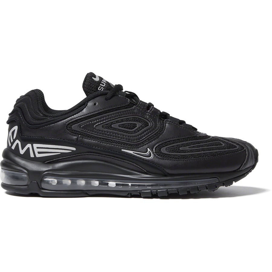 Details on Supreme Nike Air Max 98 TL Black from fall winter
                                                    2022 (Price is $168)