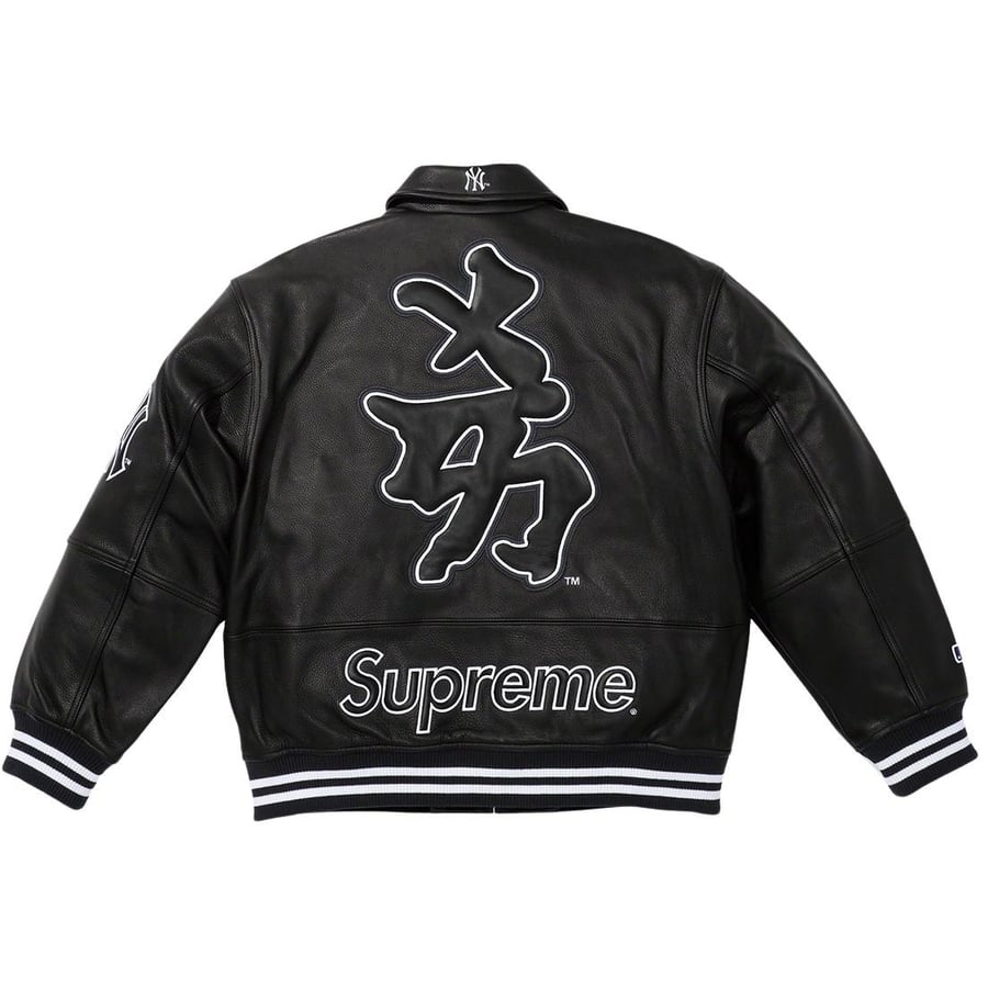 New York Yankees™ Kanji Leather Varsity Jacket - fall winter 2022 - Supreme