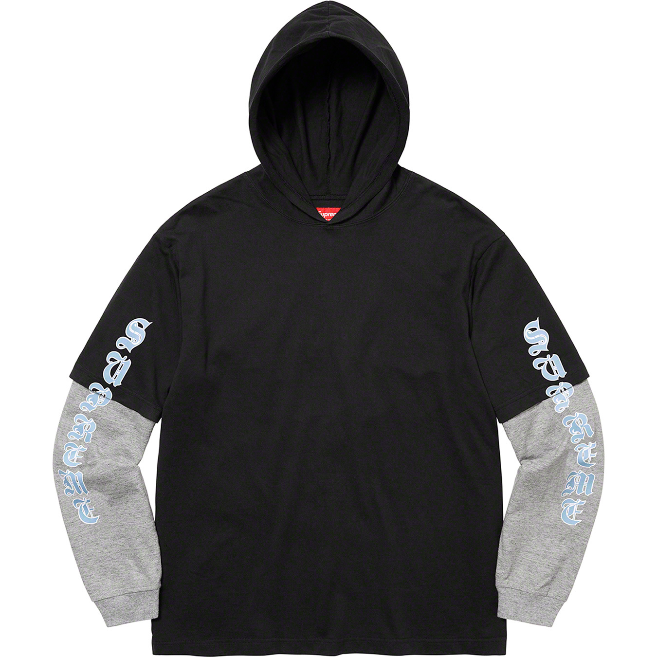 Supreme FW22 Layered Hooded L/S Long Sleeve Top Shirt Jersey