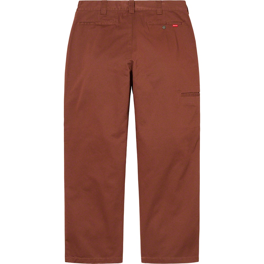 Details on Work Pant Brown from fall winter
                                                    2022 (Price is $128)