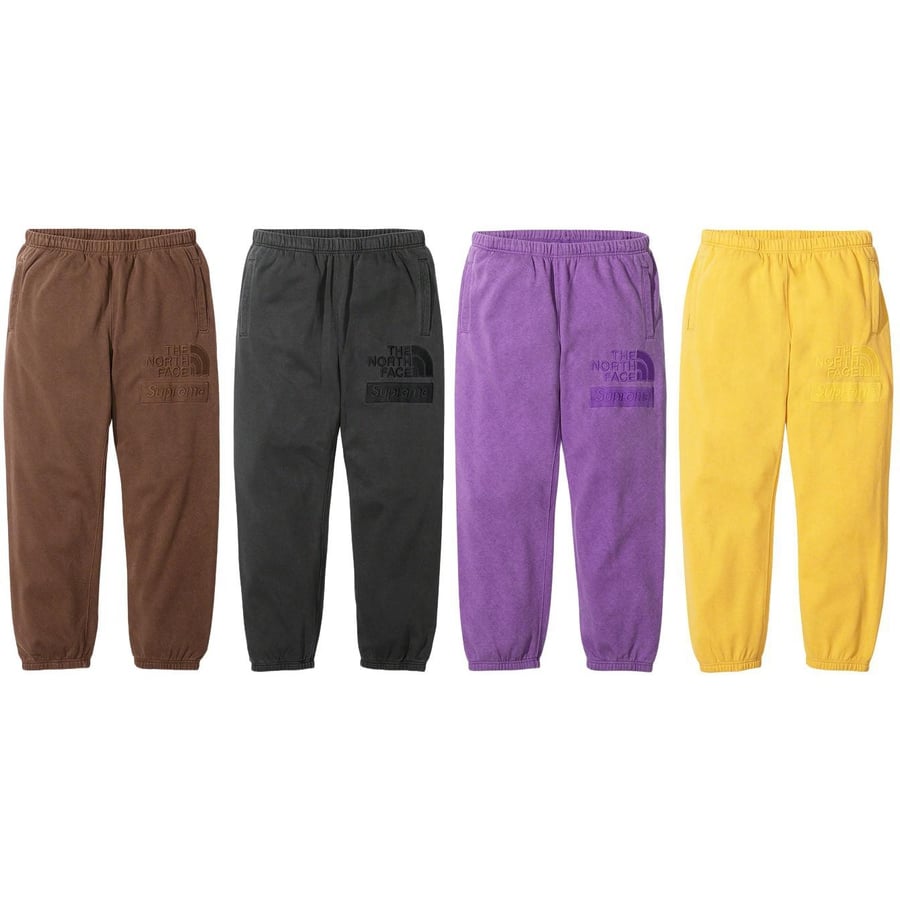 Supreme Supreme The North Face Pigment Printed Sweatpant releasing on Week 13 for fall winter 2022