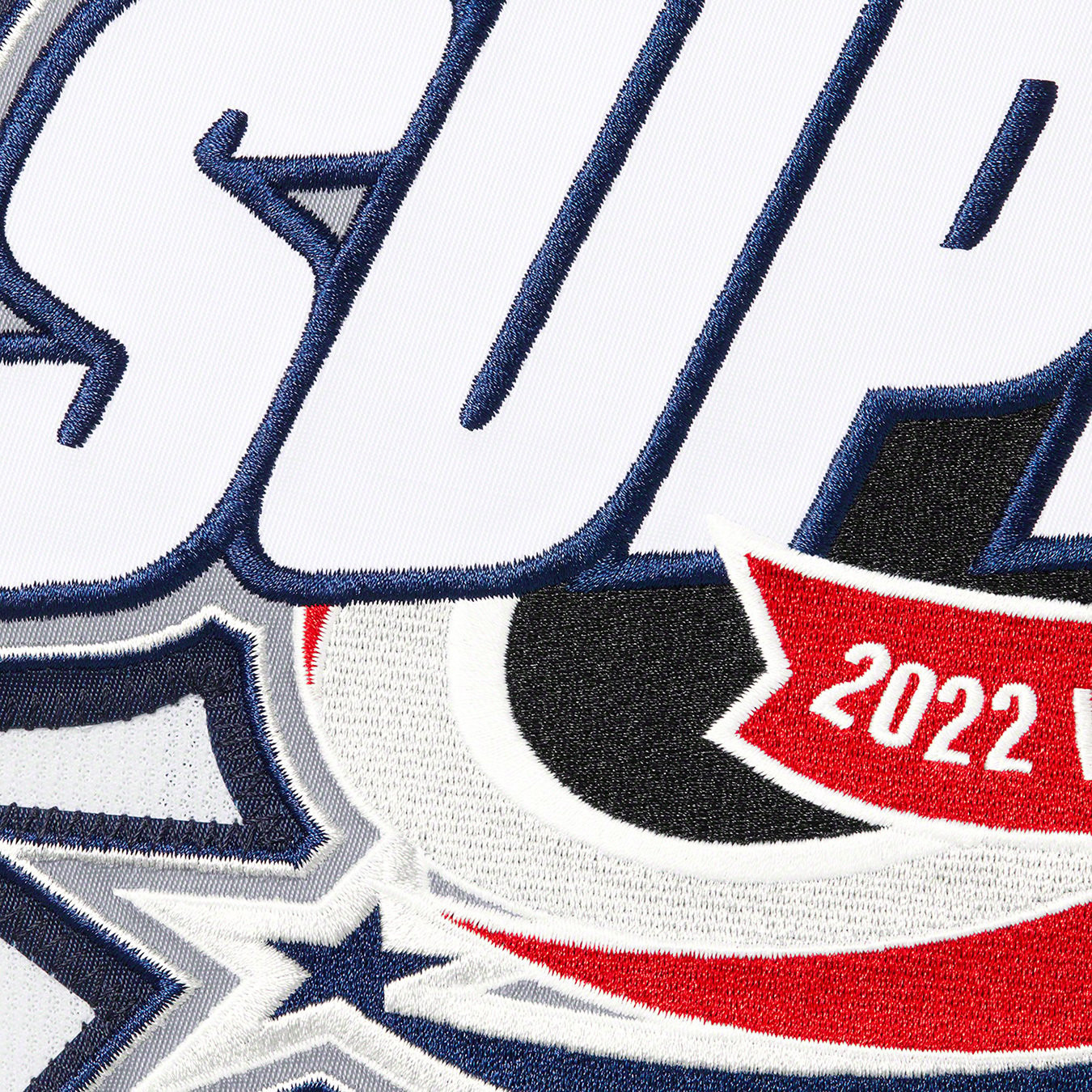 SUPREME 2022AW CCMR All Stars Hockey Jersey ホッケー ジャージTシャツ ホワイト、レッド サイズ:S