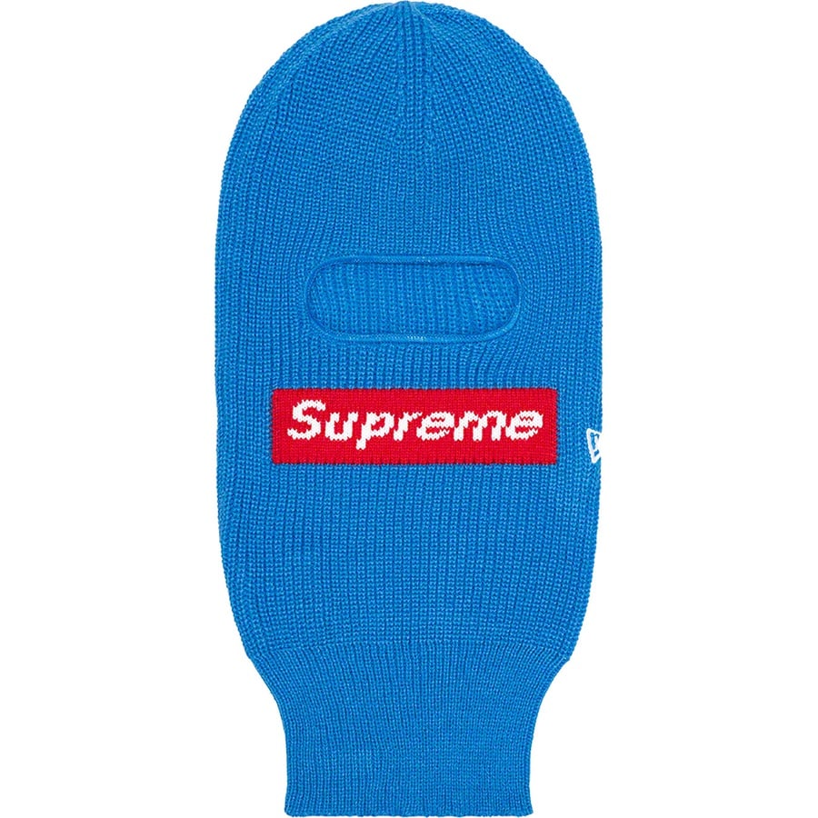 Details on New Era Box Logo Balaclava Blue from fall winter
                                                    2022 (Price is $58)