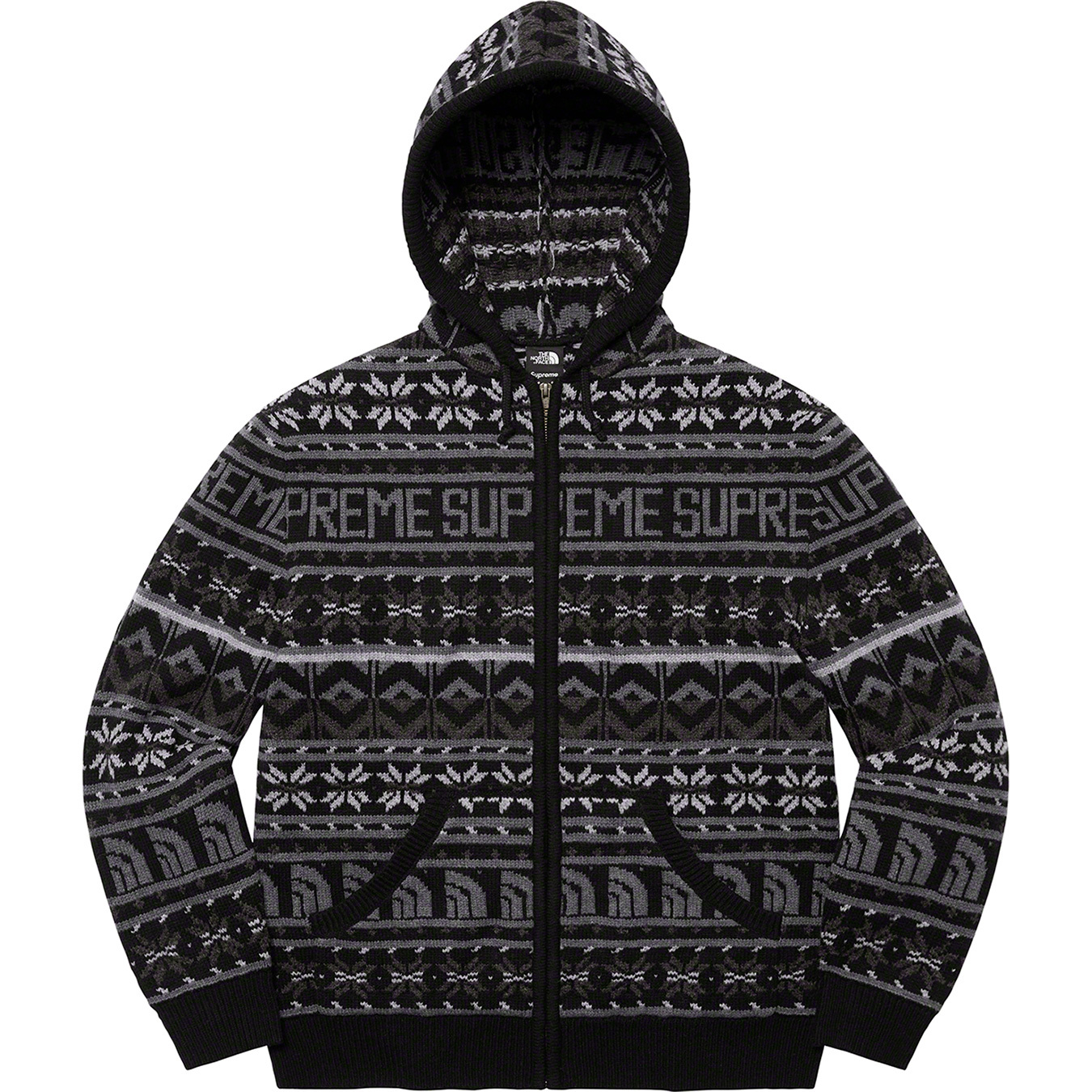 Supreme hoodie black - Gem
