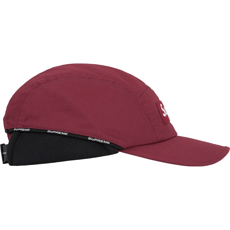 Details on Packable Earflap Camp Cap Burgundy from fall winter
                                                    2022 (Price is $60)