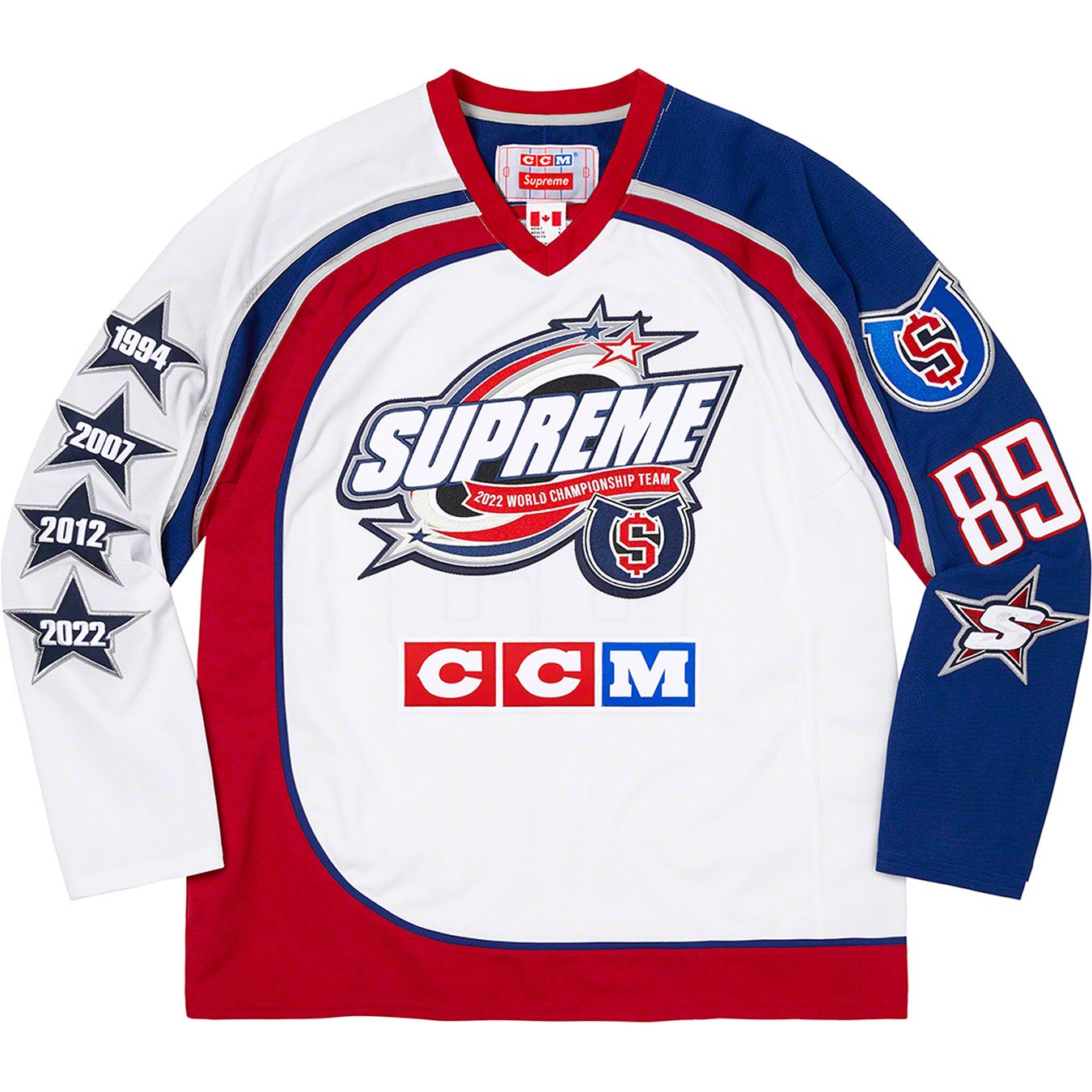 Supreme X CCM All Stars hockey jersey T shirt｜TikTok Search
