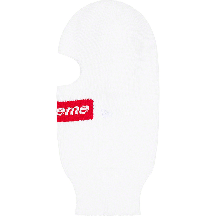 Details on New Era Box Logo Balaclava White from fall winter
                                                    2022 (Price is $58)