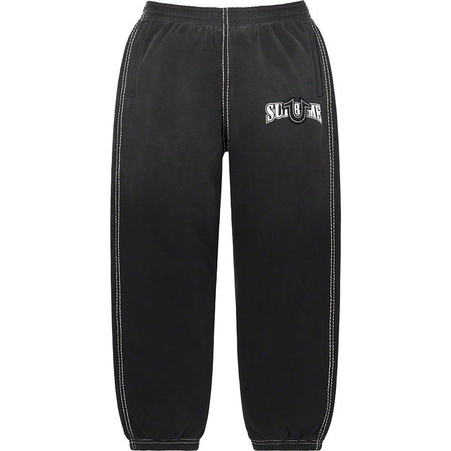Details on Supreme True Religion Sweatpant Black from fall winter
                                                    2022 (Price is $198)