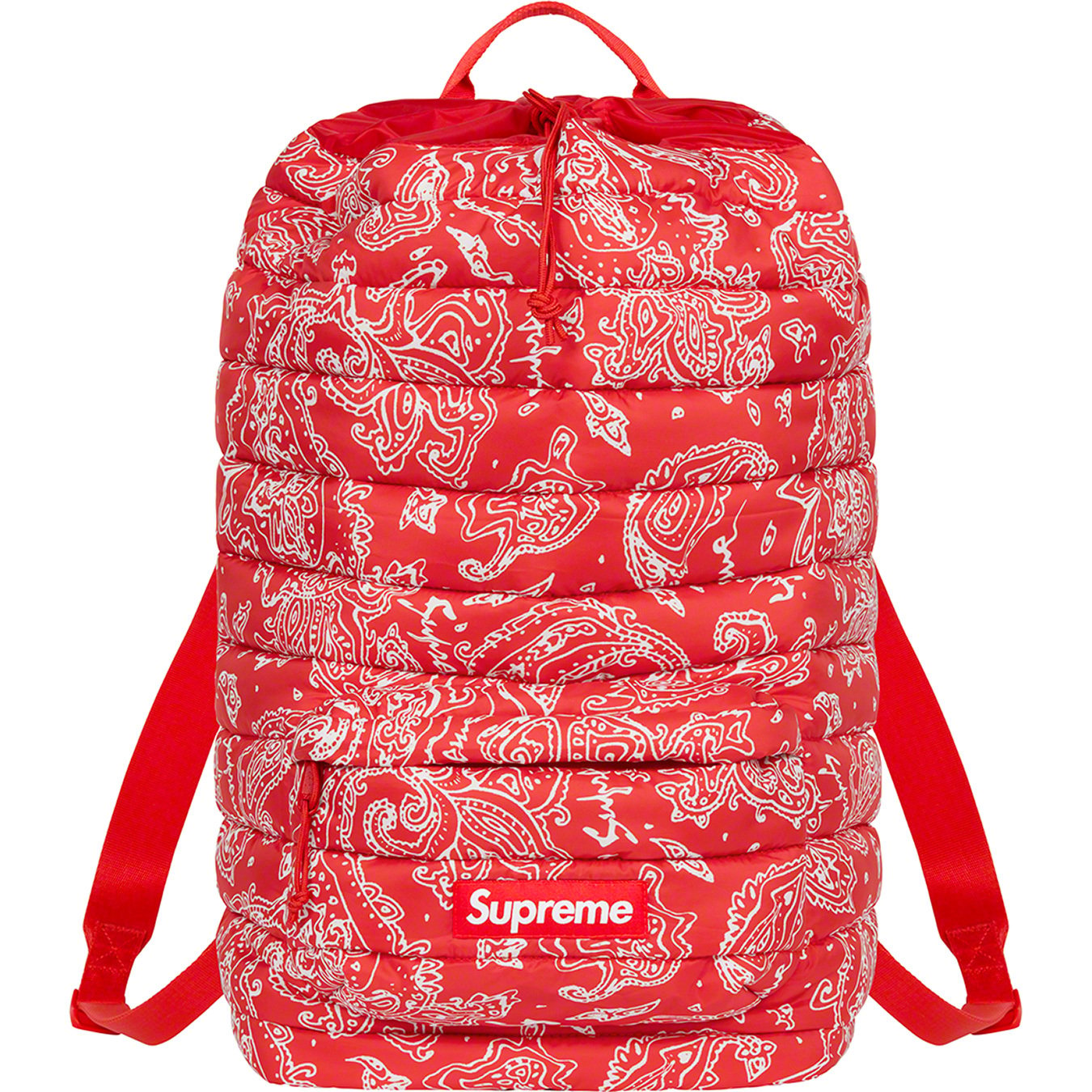 Supreme, Bags, New Supreme Puffer Backpack Blue Paisleynever Used