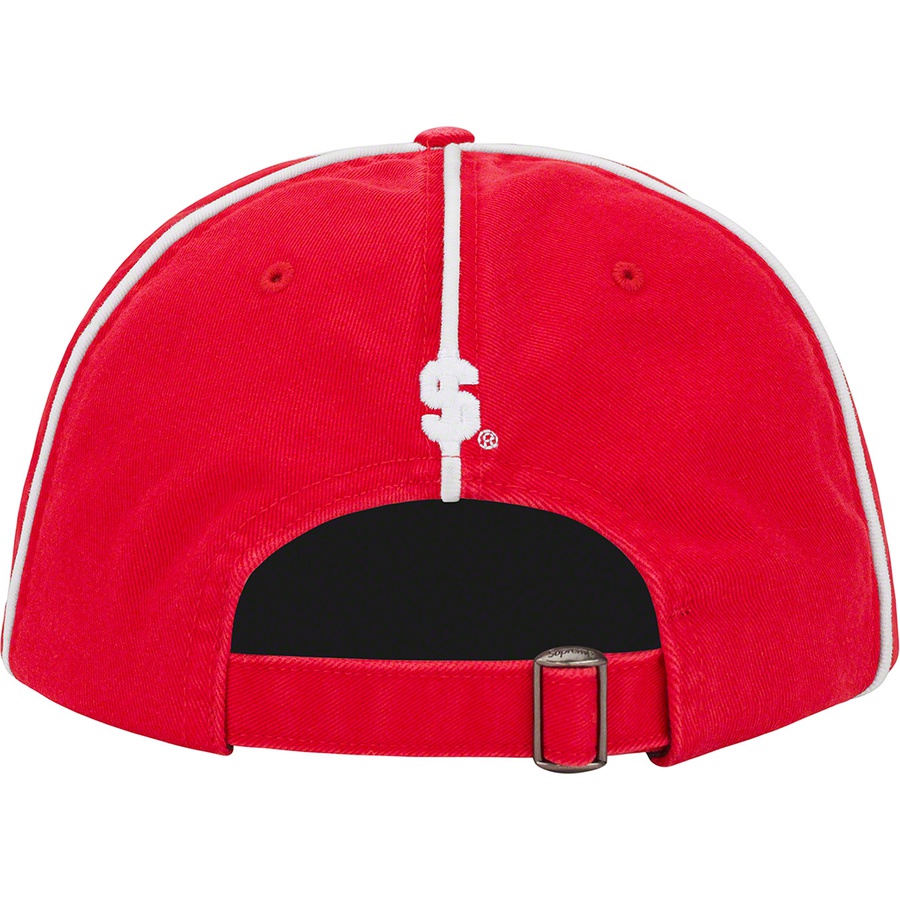 Details on Piping 6-Panel Red from fall winter
                                                    2022 (Price is $48)