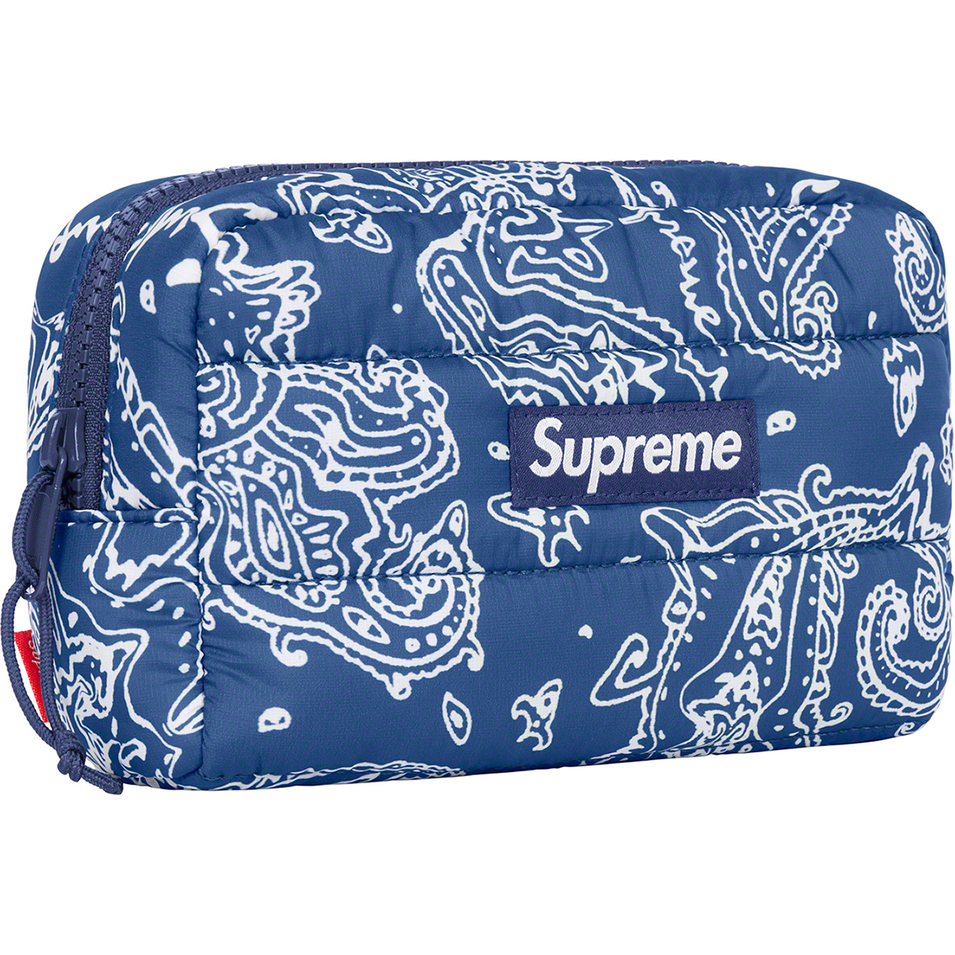 Supreme Puffer Side Bag Red Paisley - FW22 - US