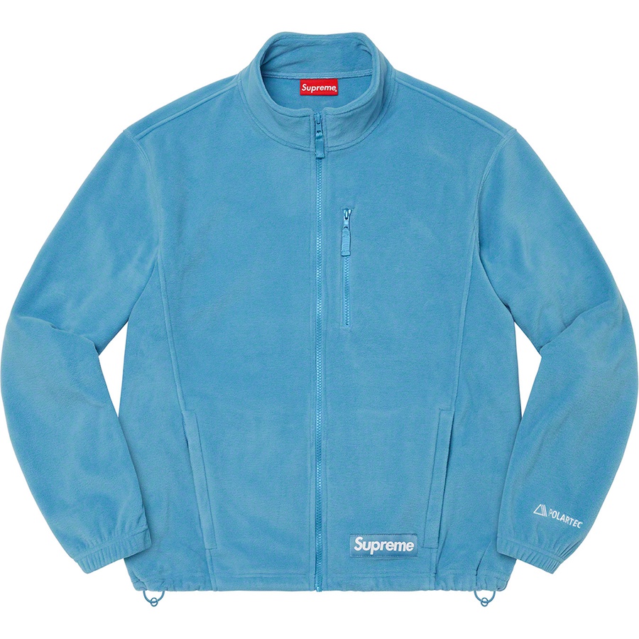Details on Polartec Zip Jacket Dusty Teal from fall winter
                                                    2022 (Price is $148)