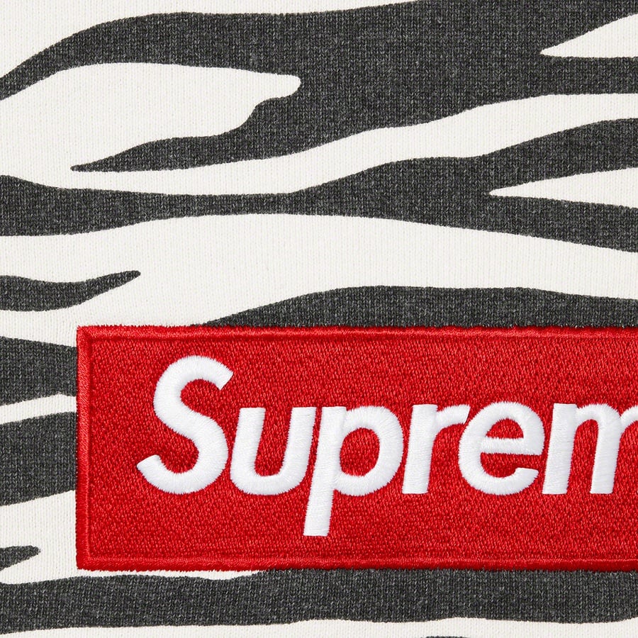Details on Box Logo Crewneck Zebra from fall winter
                                                    2022 (Price is $158)