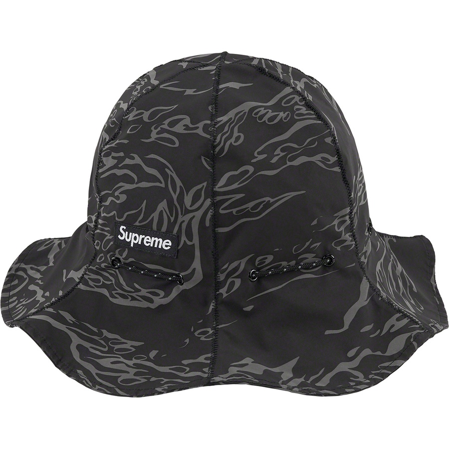 Details on Tiger Camo Reflective Tulip Hat Black from fall winter
                                                    2022 (Price is $68)