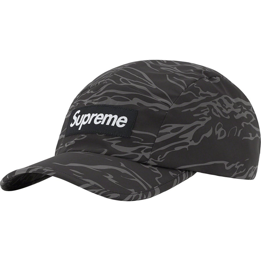 Details on Tiger Camo Reflective Camp Cap Black from fall winter
                                                    2022 (Price is $58)