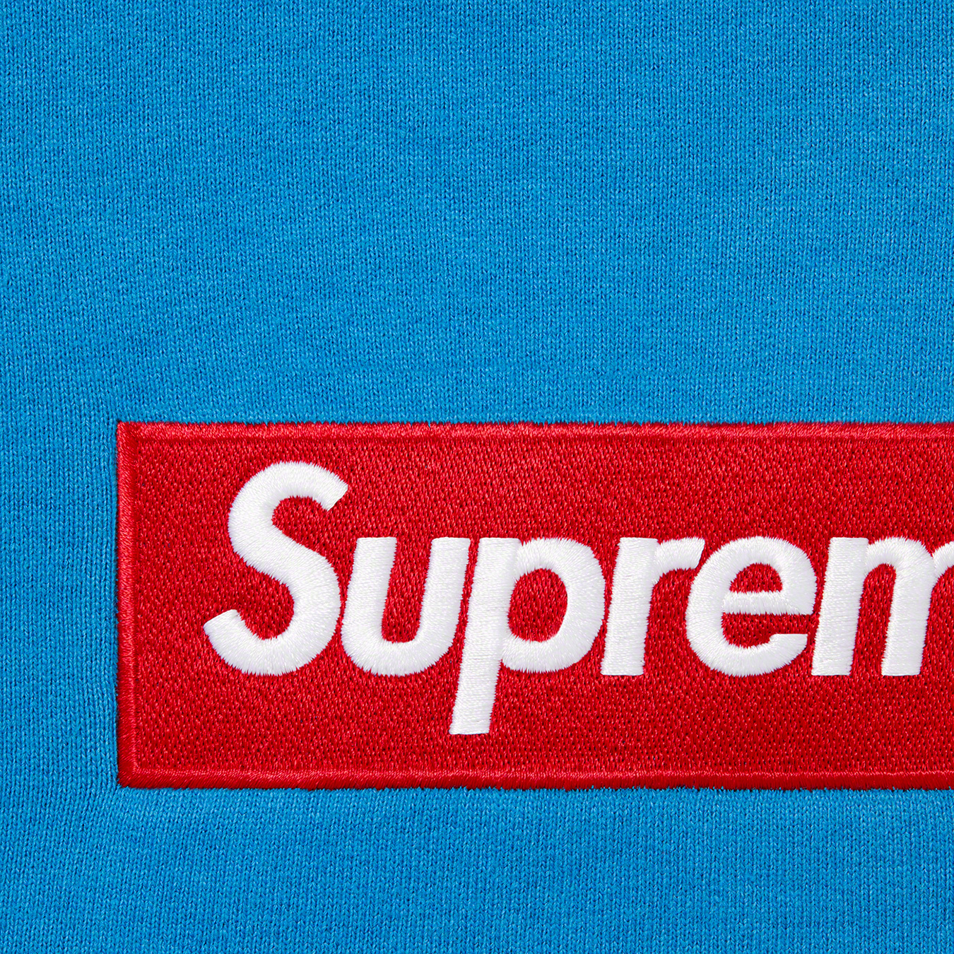 Supreme Box Logo Crewneck Blue