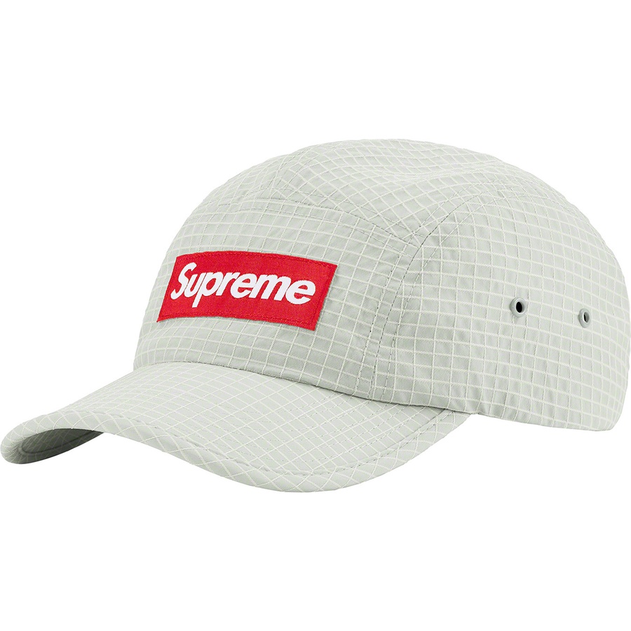 Details on Glow Ripstop Camp Cap Grey from fall winter
                                                    2022 (Price is $54)