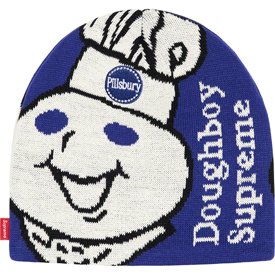 Details on Doughboy Beanie Blue from fall winter
                                                    2022 (Price is $40)