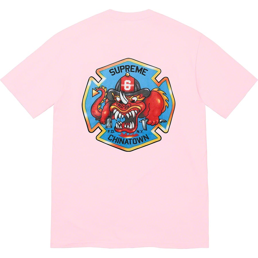 Details on FDNY Engine 9 Tee Light Pink from fall winter
                                                    2022 (Price is $48)