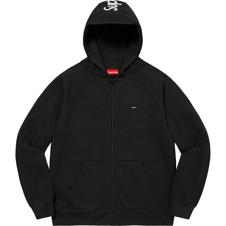Details on Brim Zip Up Hooded Sweatshirt Black from fall winter
                                                    2022 (Price is $178)