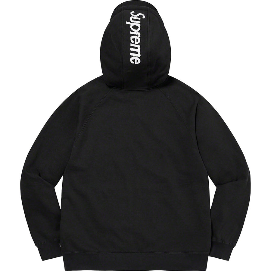 Details on Brim Zip Up Hooded Sweatshirt Black from fall winter
                                                    2022 (Price is $178)