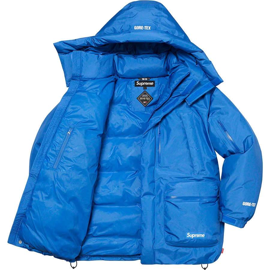 Details on GORE-TEX 700-Fill Down Parka Blue from fall winter
                                                    2022 (Price is $568)