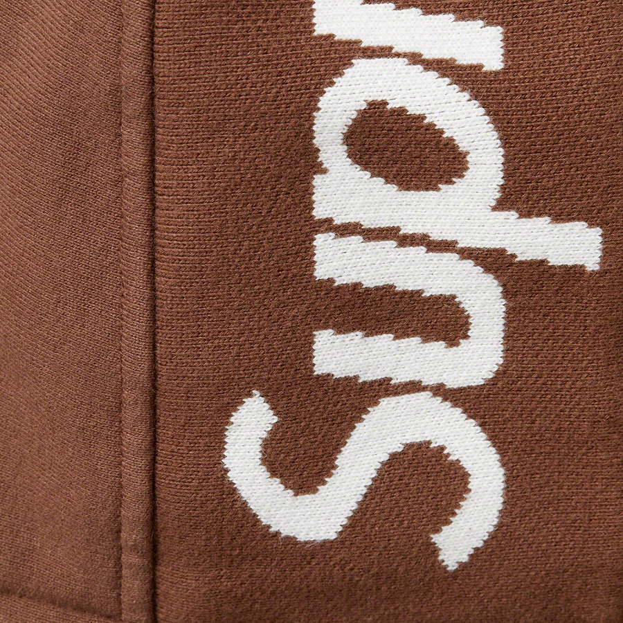 Details on Brim Zip Up Hooded Sweatshirt Dark Brown from fall winter
                                                    2022 (Price is $178)