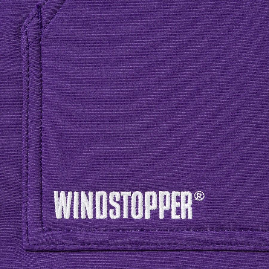 Details on WINDSTOPPER Work Vest Dark Purple from fall winter
                                                    2022 (Price is $158)