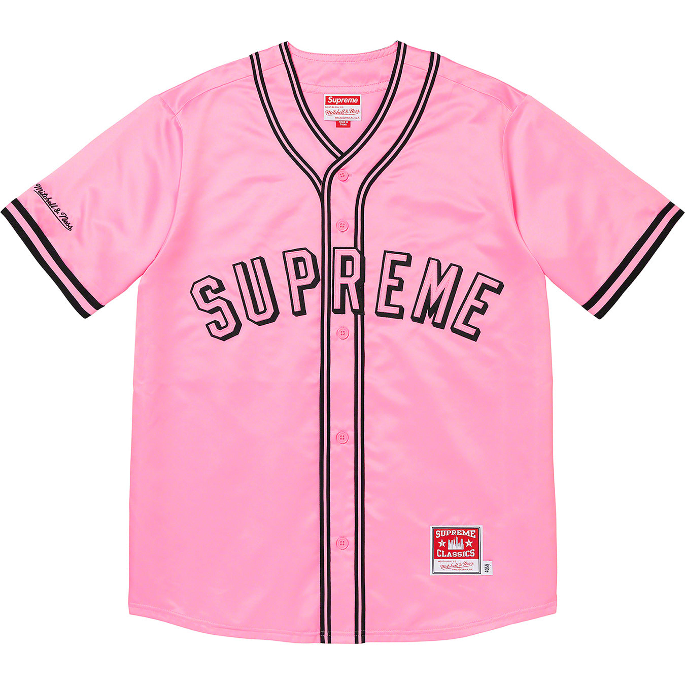 Mitchell & Ness x Supreme Baseball Jersey