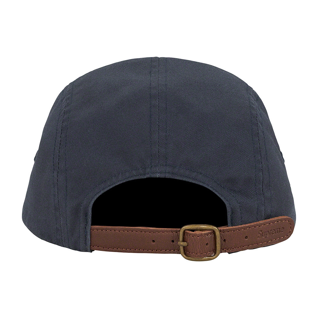 Supreme Washed Chino Twill Camp Cap Cap (SS22) Brown