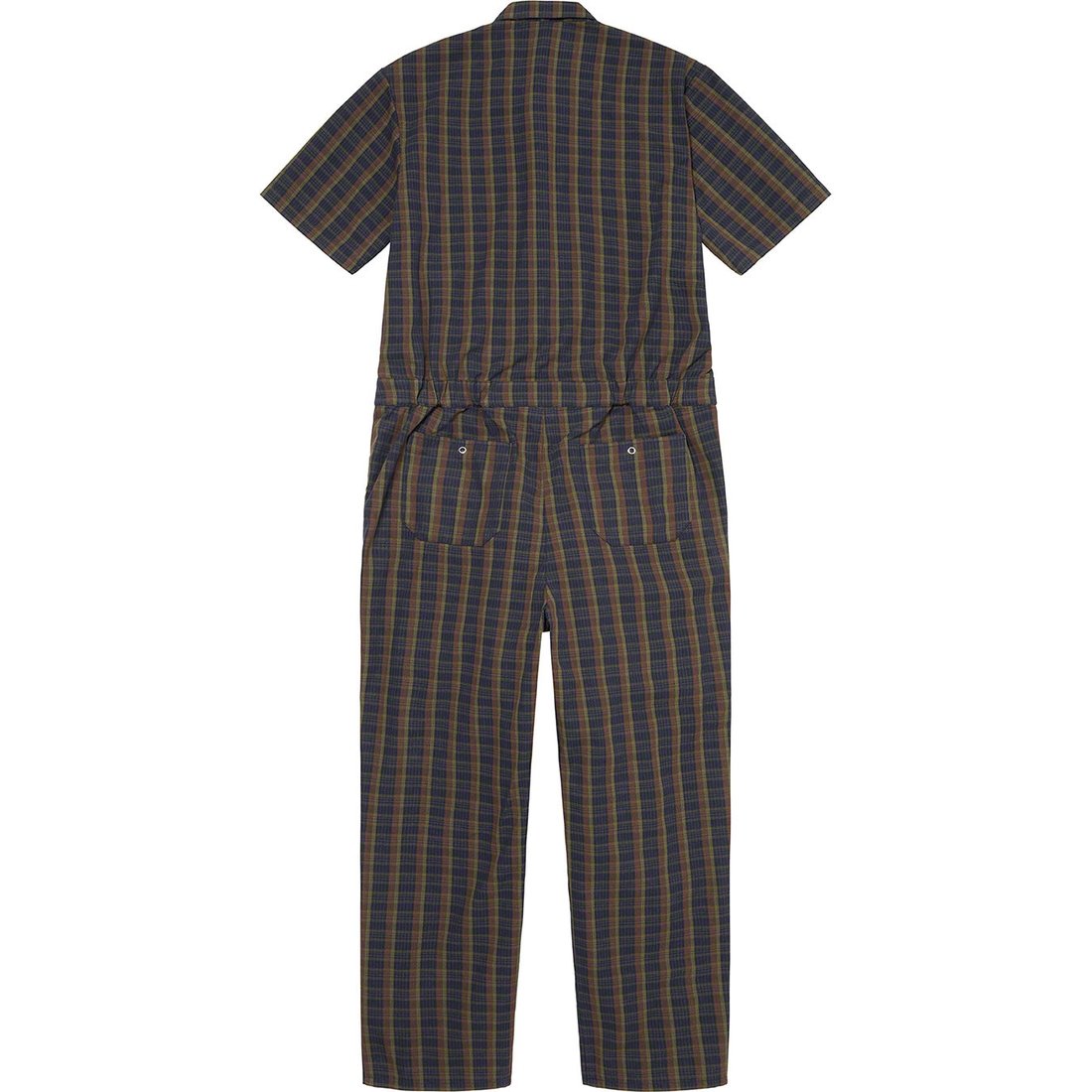 Details on S S Coverall Navy Plaid from spring summer
                                                    2023 (Price is $198)