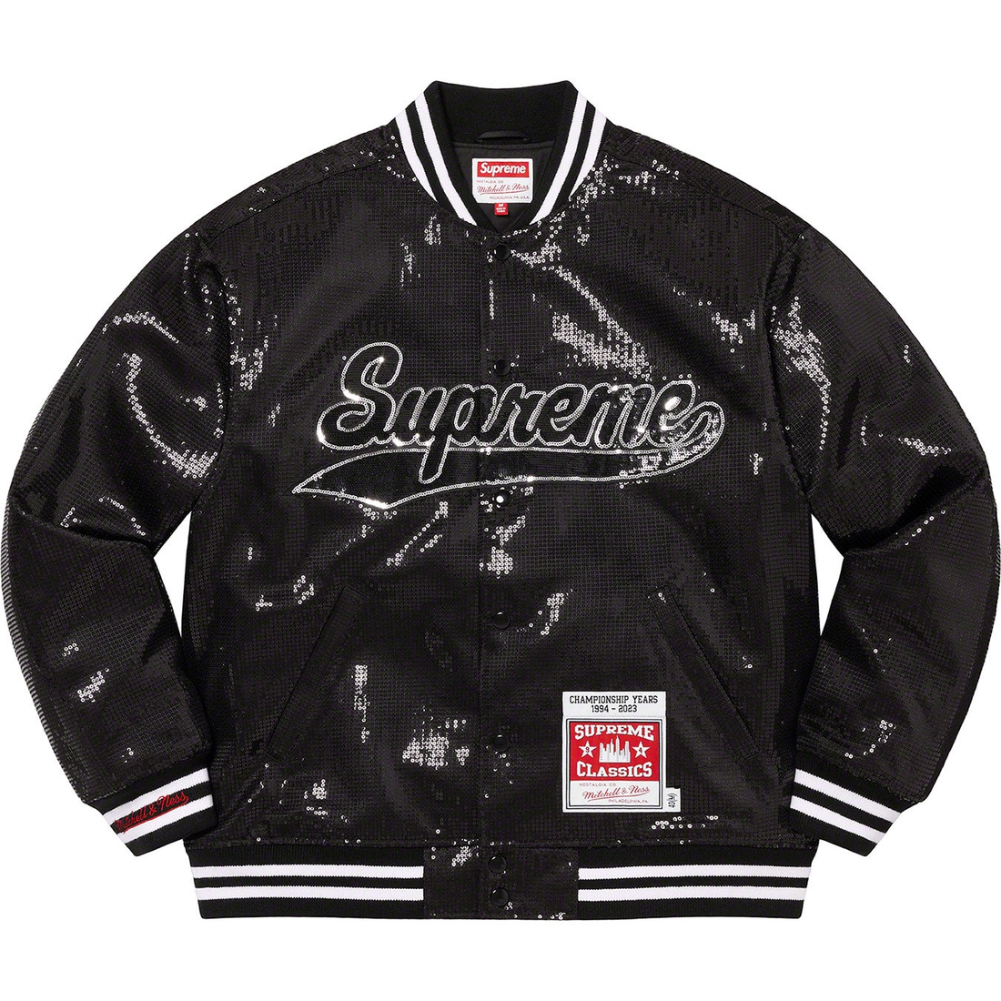 supreme / mitchell \u0026 ness varsity jacket