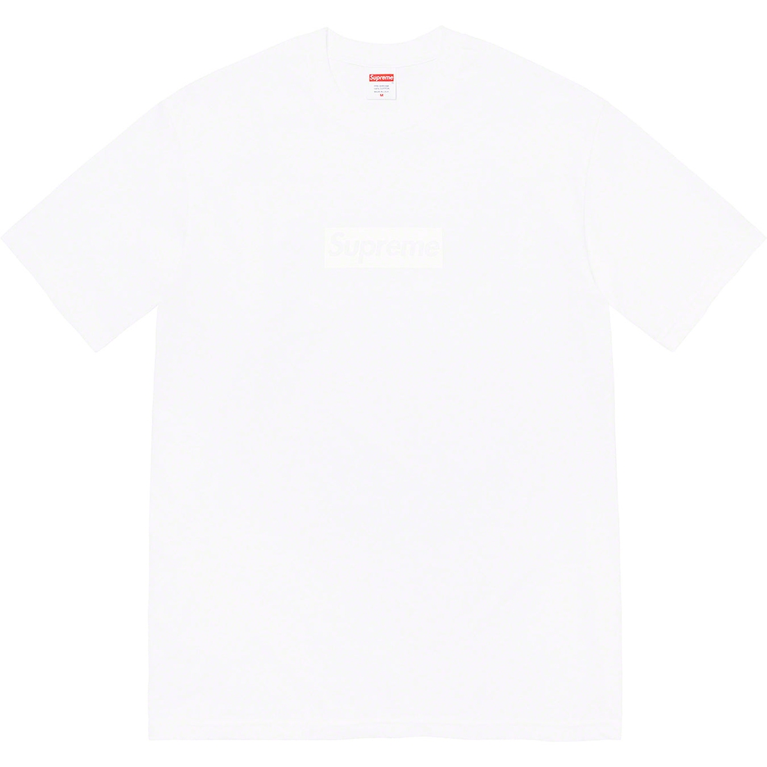 Details on Tonal Box Logo Tee White from spring summer
                                                    2023 (Price is $40)