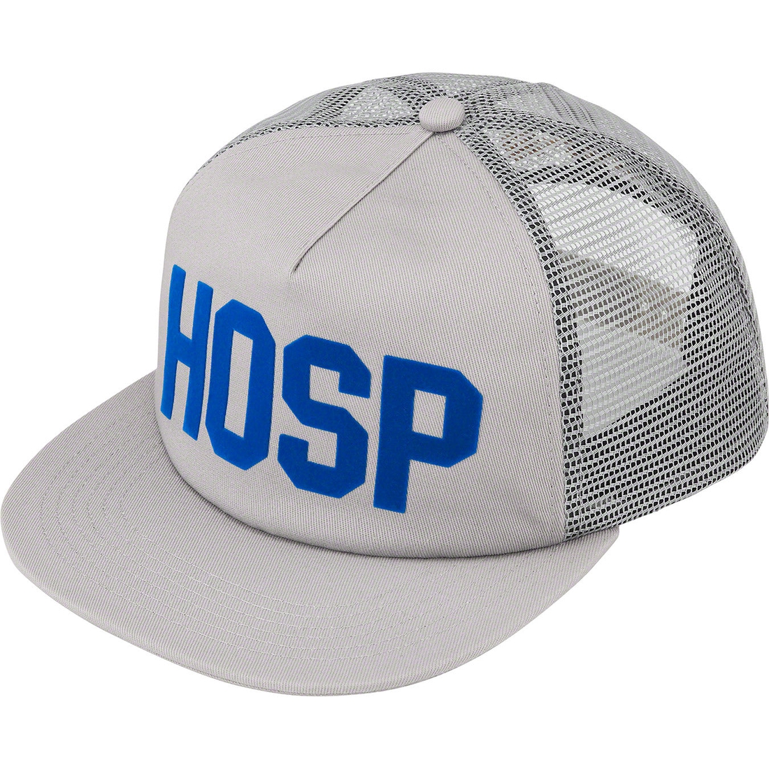 Details on HOSP Mesh Back 5-Panel Grey from spring summer
                                                    2023 (Price is $48)