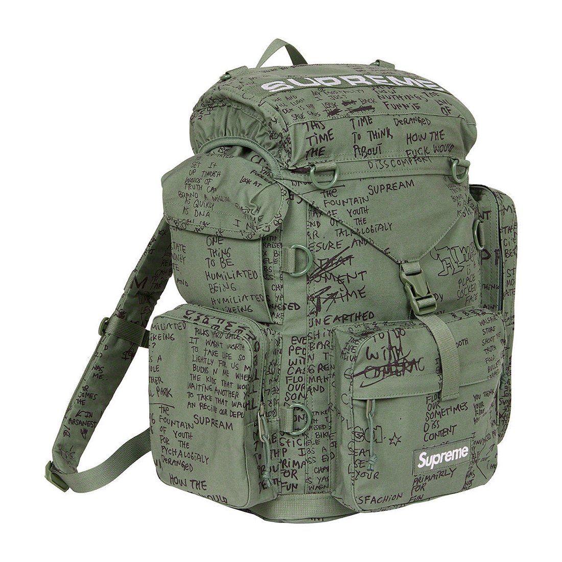 Details on Field Backpack Olive Gonz from spring summer
                                                    2023 (Price is $158)
