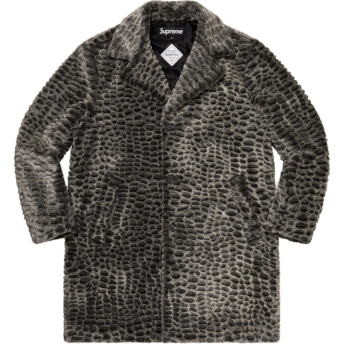 Croc Faux Fur Overcoat - spring summer 2023 - Supreme