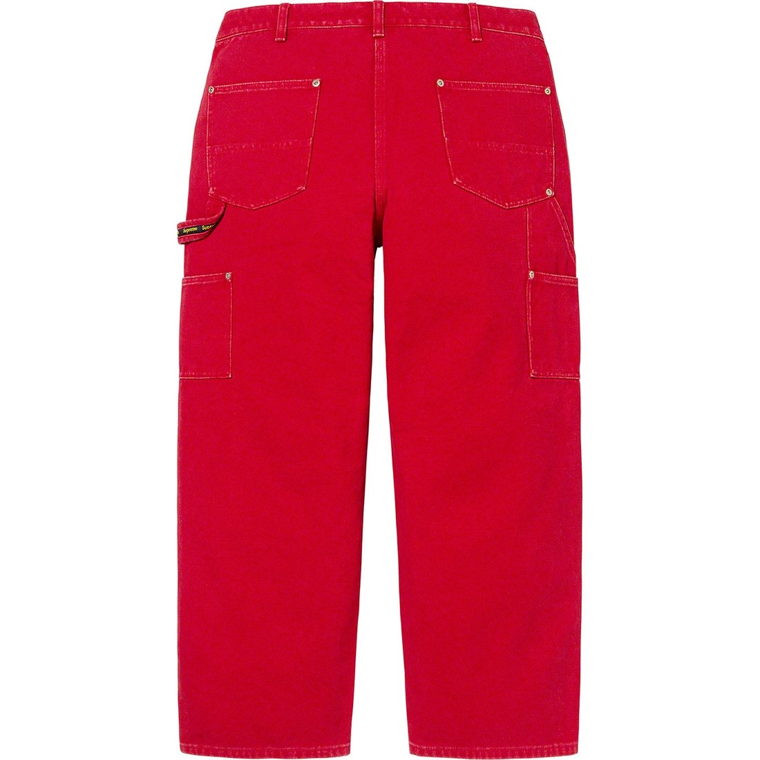 Details on Double Knee Painter Pant Red from spring summer
                                                    2023 (Price is $168)