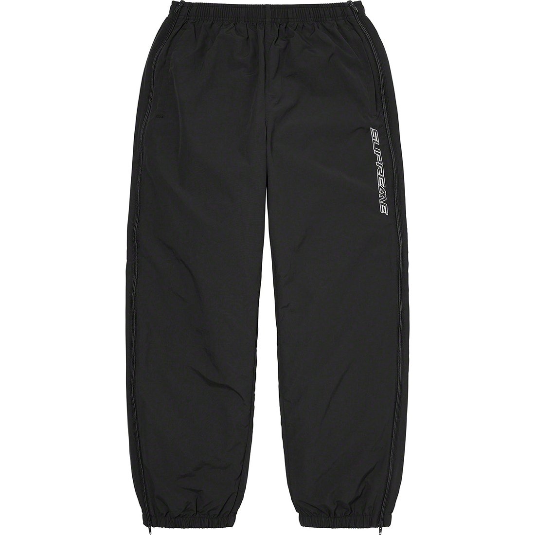 Details on Full Zip Baggy Warm Up Pant Black from spring summer
                                                    2023 (Price is $138)
