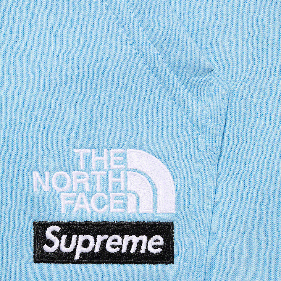 Supreme Sweater Blue With Gray Writing Size Large