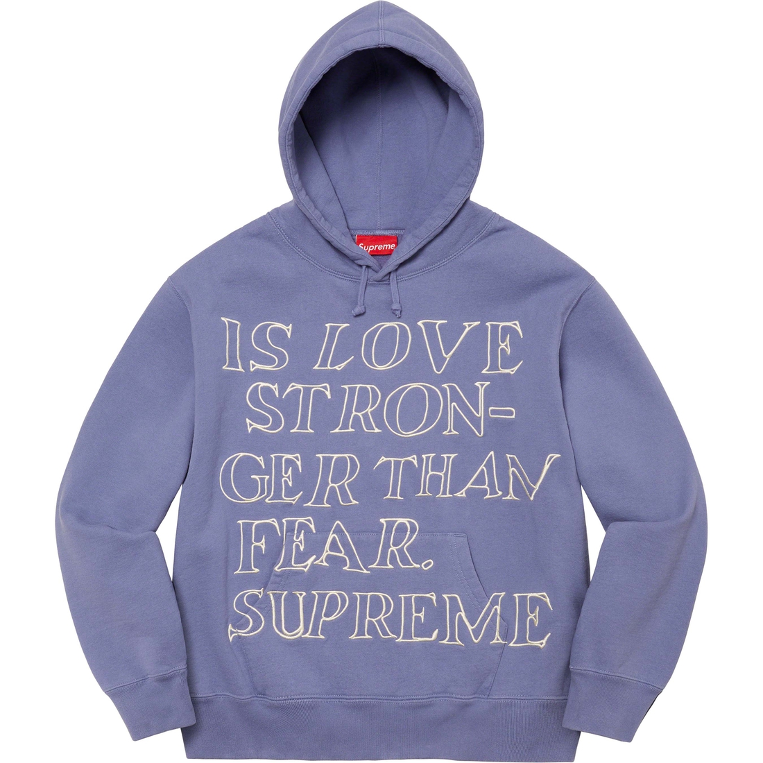 Supreme Stronger Than Fear Hooded
