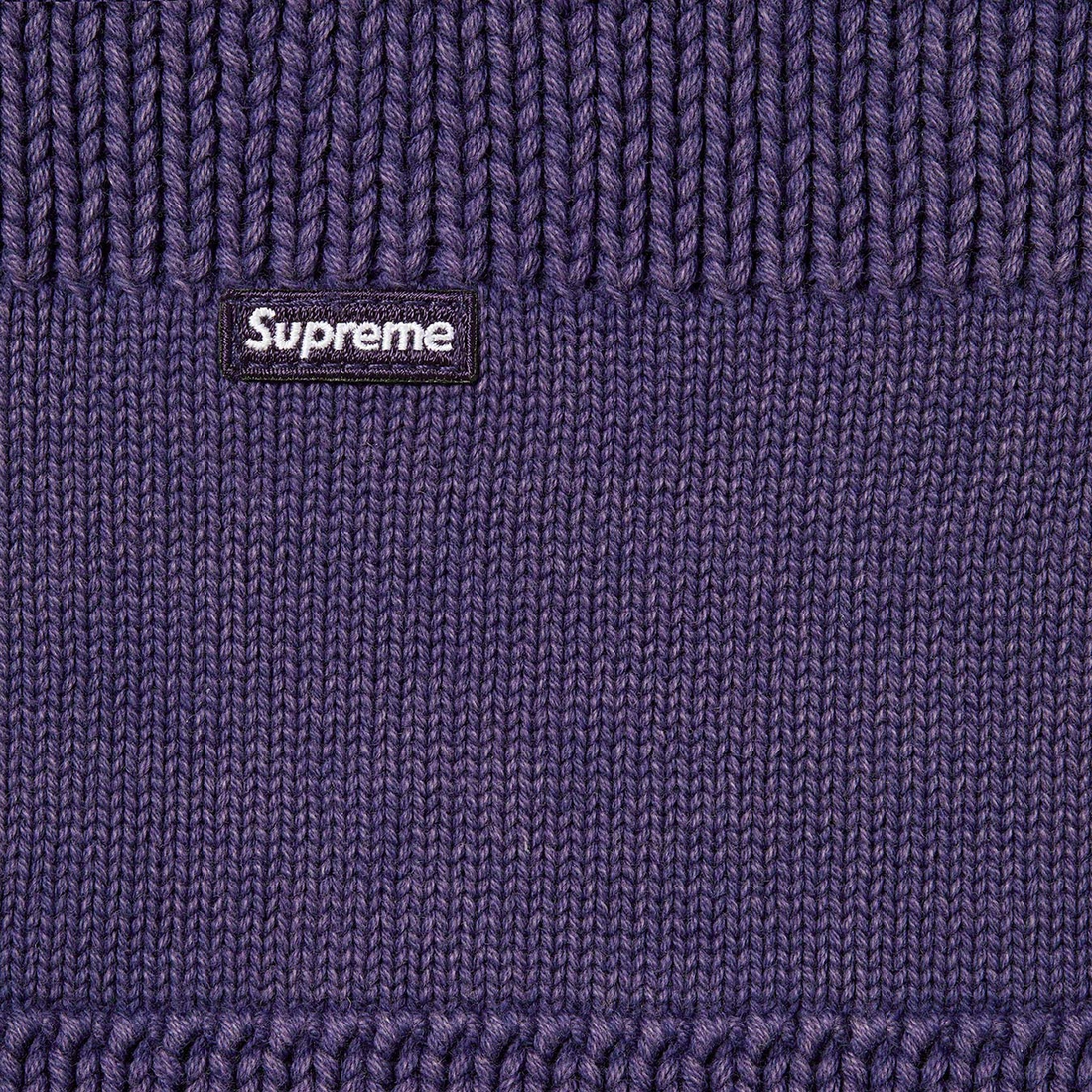 Supreme 23SS Small Box Stripe Sweater 紫
