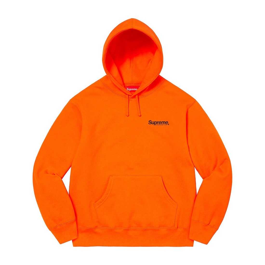 Details on Worldwide Hooded Sweatshirt Dark Orange from spring summer
                                                    2023 (Price is $158)