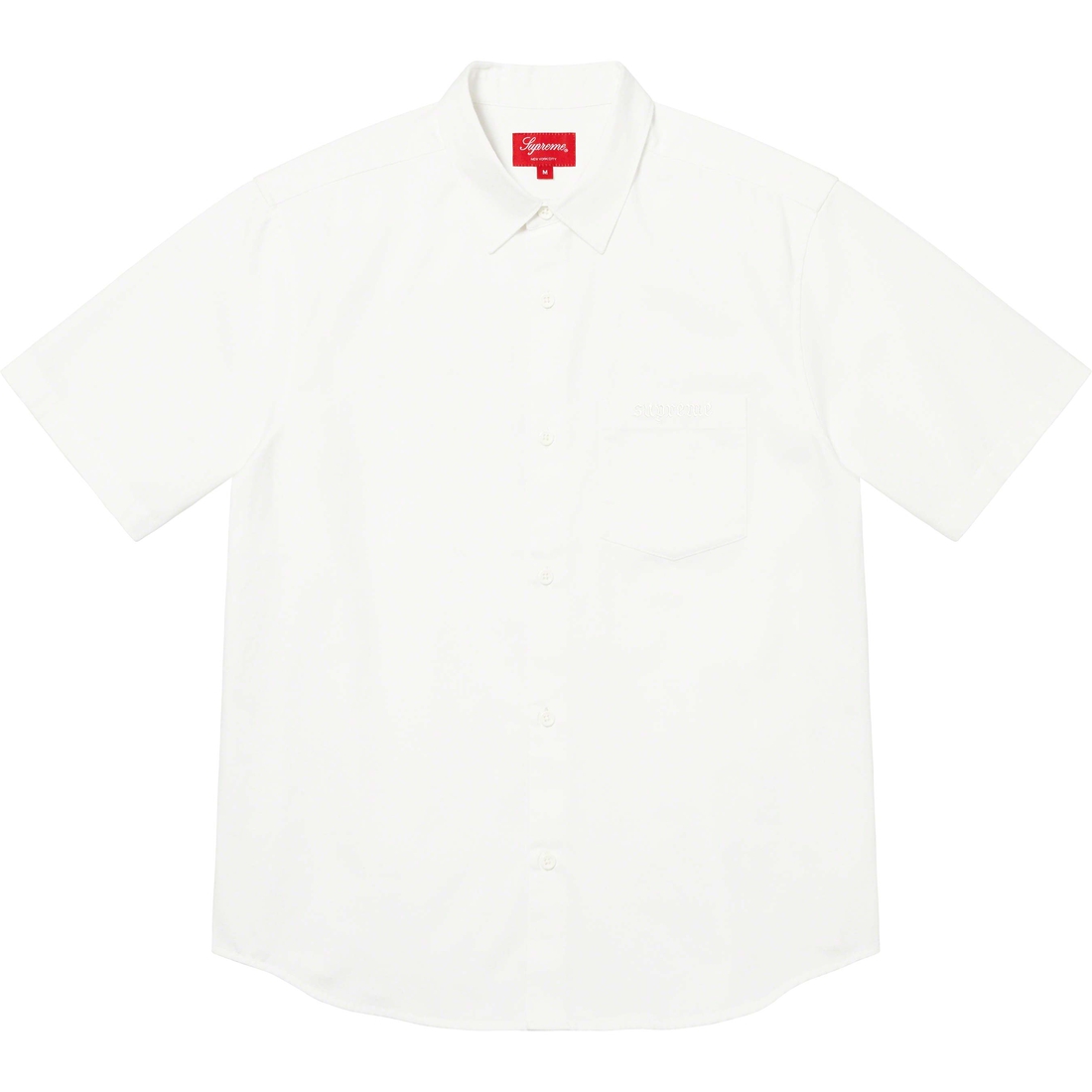 Details on Croc Patch S S Work Shirt White from spring summer
                                                    2023 (Price is $138)