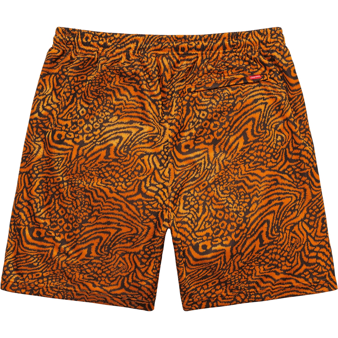 Details on Supreme Umbro Jacquard Animal Print Soccer Short Orange from spring summer
                                                    2023 (Price is $110)