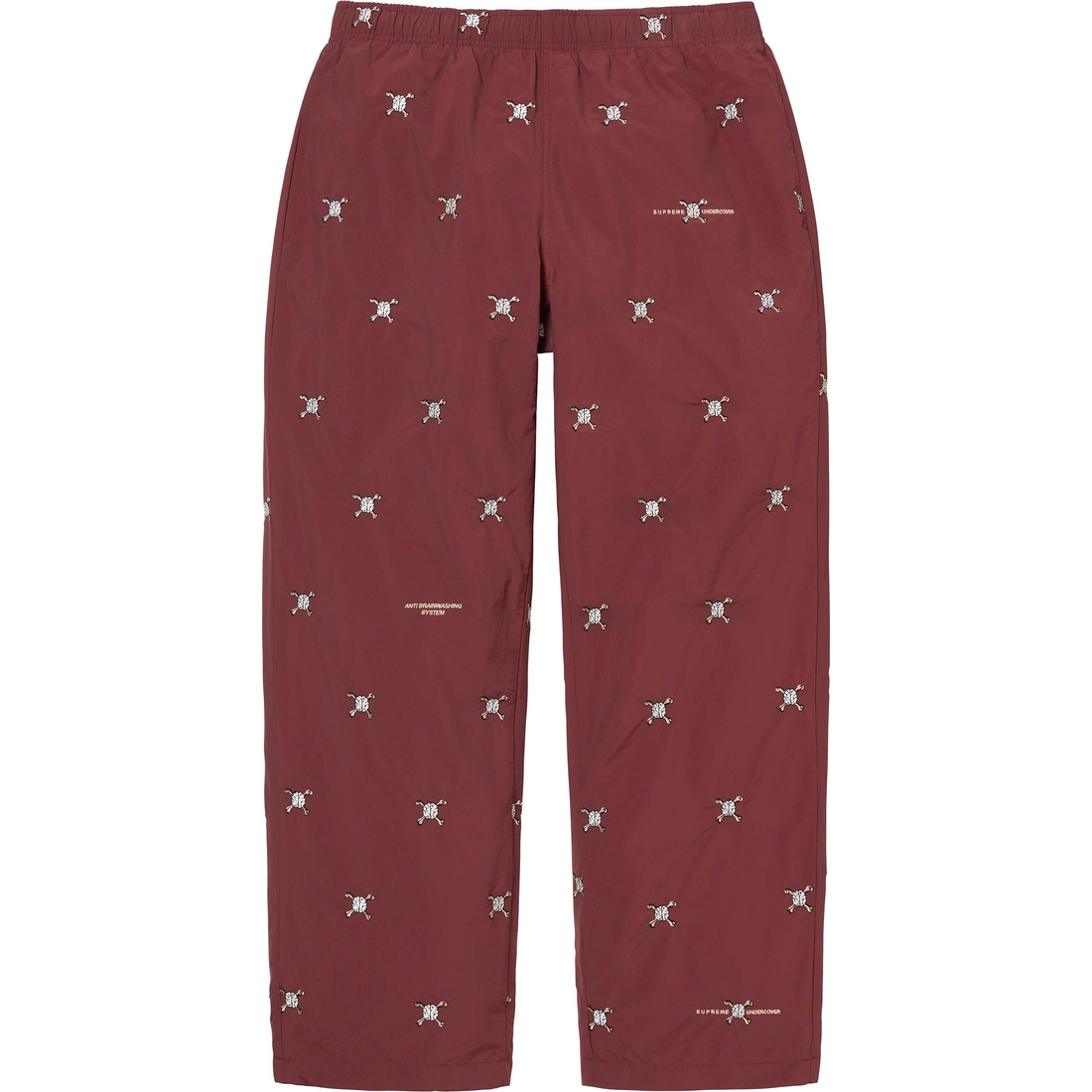Details on Supreme UNDERCOVER Track Pant Burgundy from spring summer
                                                    2023 (Price is $178)