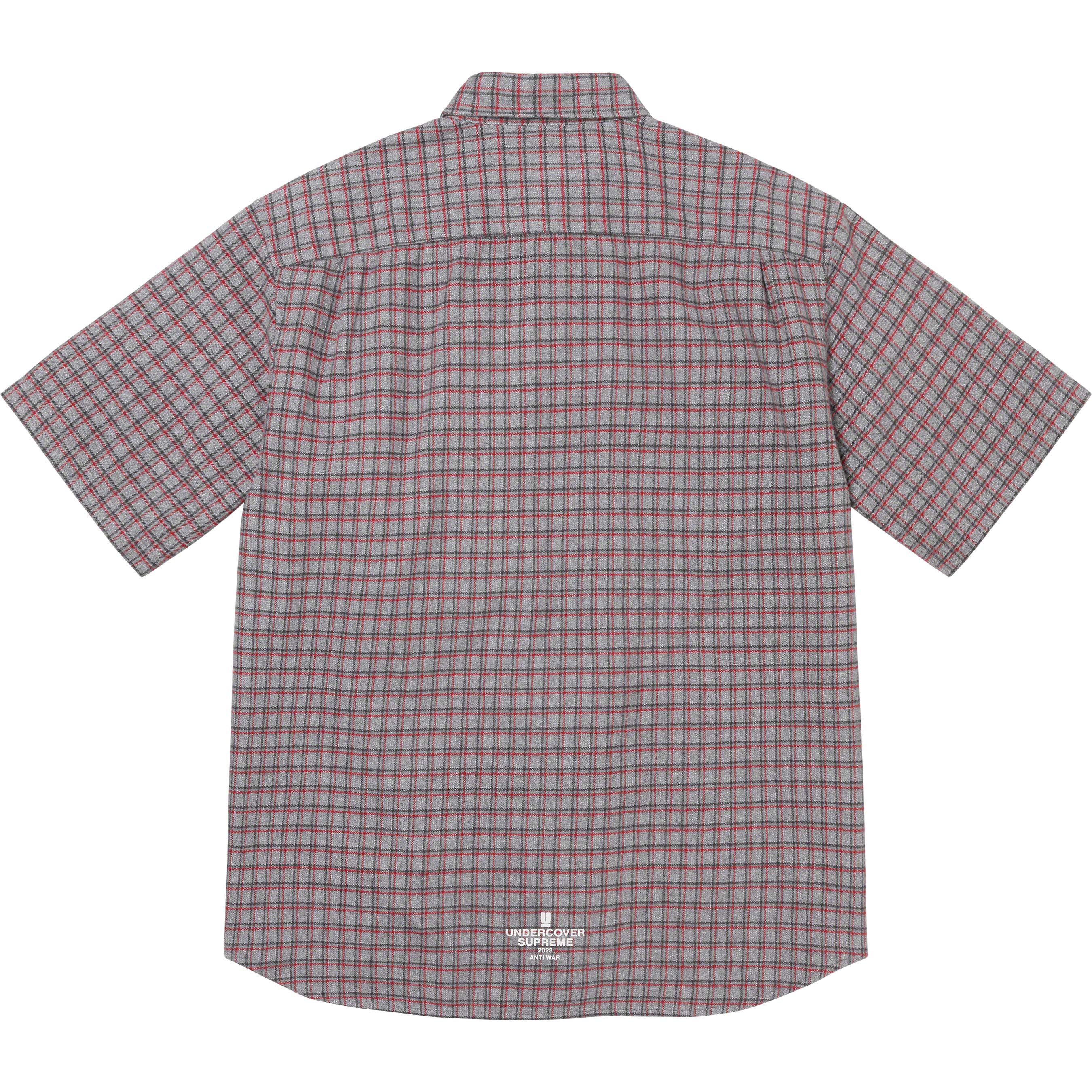 Supreme UNDERCOVER S/S Flannel Shirt Red Plaid L in Hand