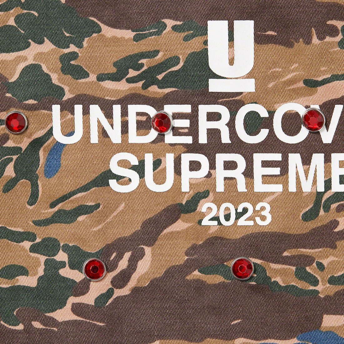 Details on Supreme UNDERCOVER Studded BDU Jacket Brown from spring summer
                                                    2023 (Price is $598)